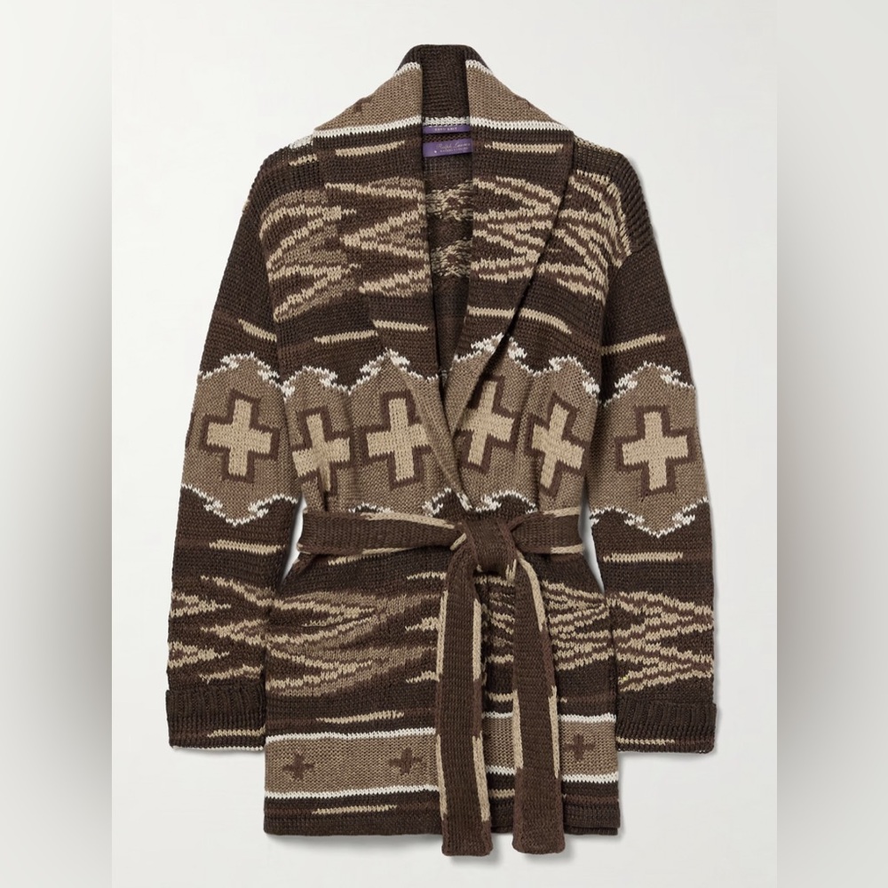 Ralph Lauren Collection

Silk-Linen Shawl Collar Cardigan